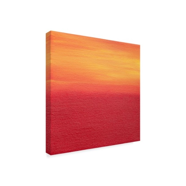 Hilary Winfield 'Ten Sunsets' Canvas Art,14x14